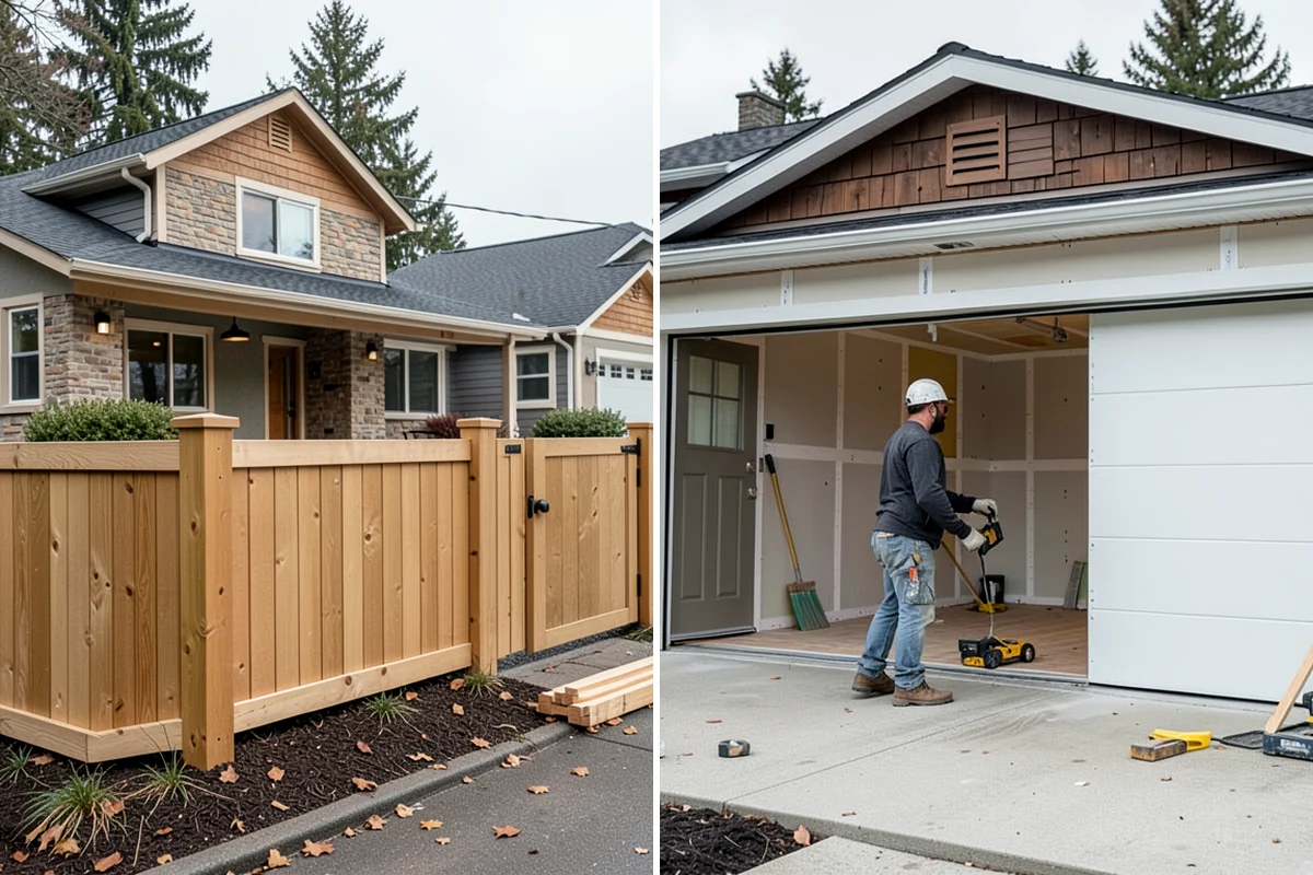 Concrete Curb Installation in Lake Forest Park, King County, WA - Lay out the curb line and drainage points