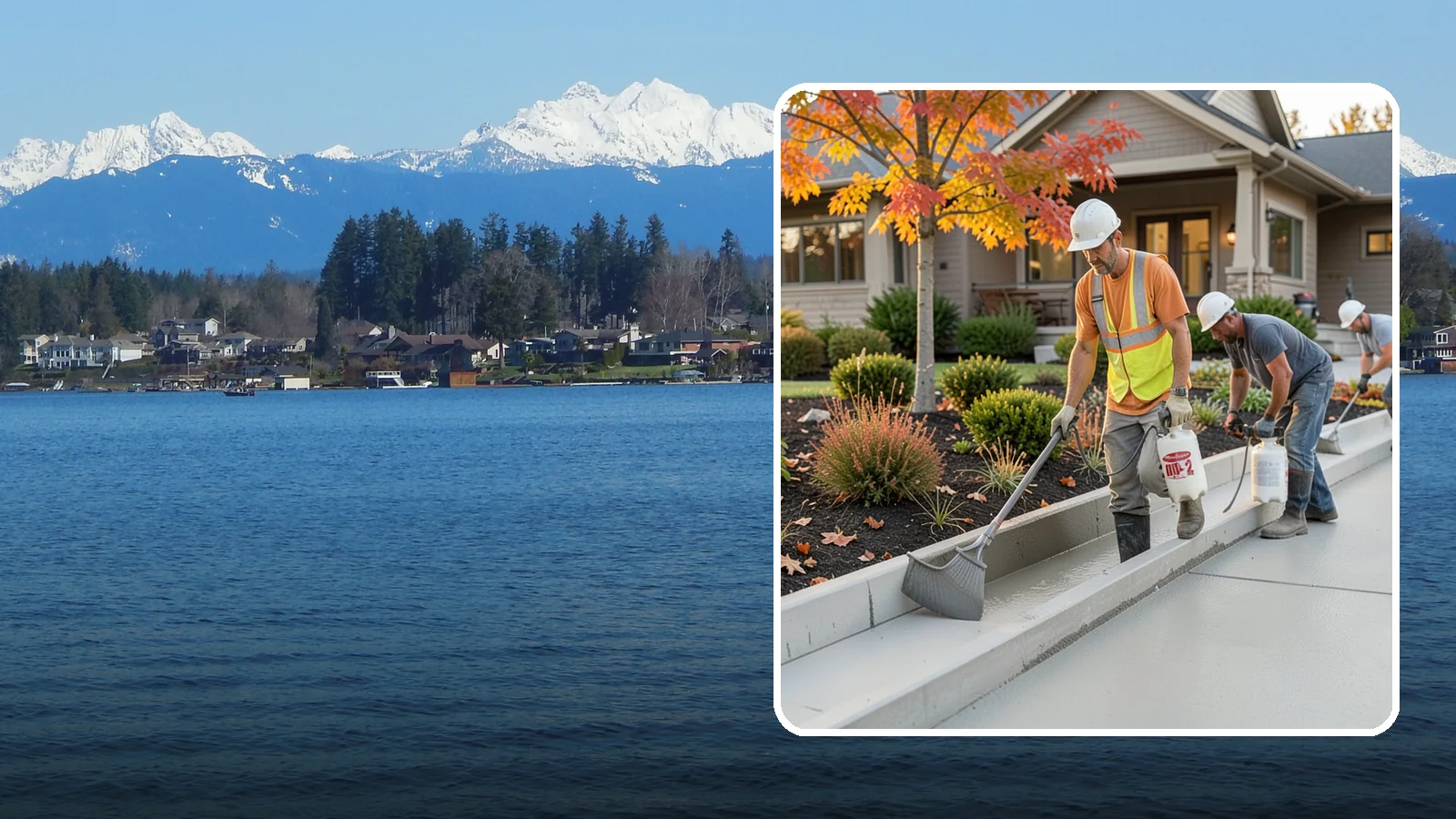 Concrete Curb Installation in Lake Stevens, Snohomish County, WA - Durable concrete curbing that defines driveways and beds while directing water where it belongs.