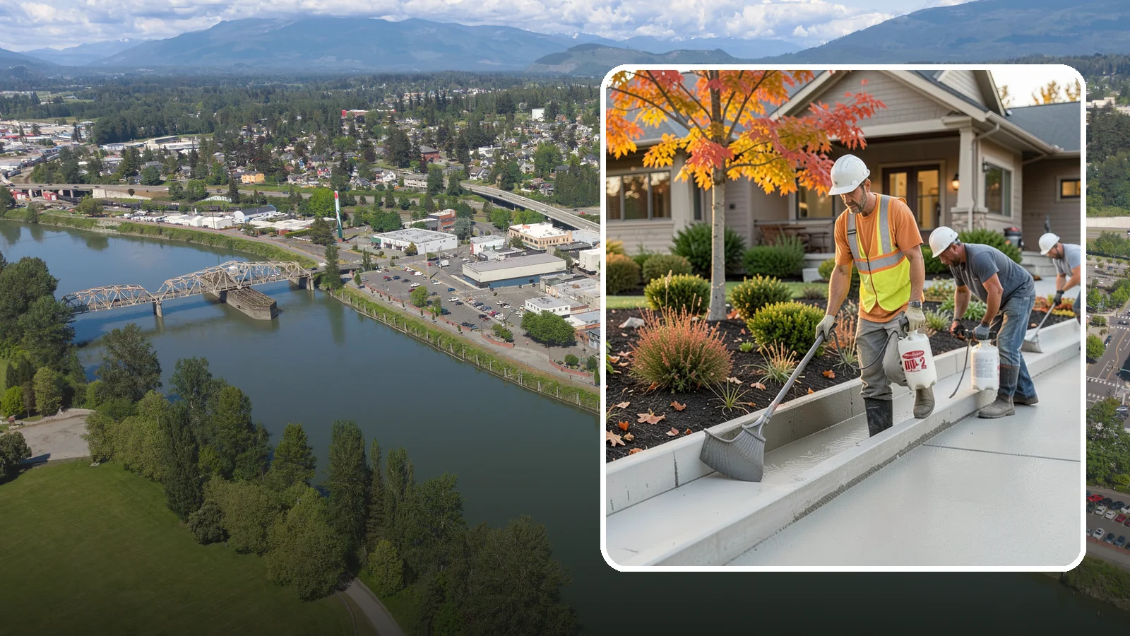 Concrete Curb Installation in Mount Vernon, Skagit County, WA - Durable concrete curbing that defines driveways and beds while directing water where it belongs.
