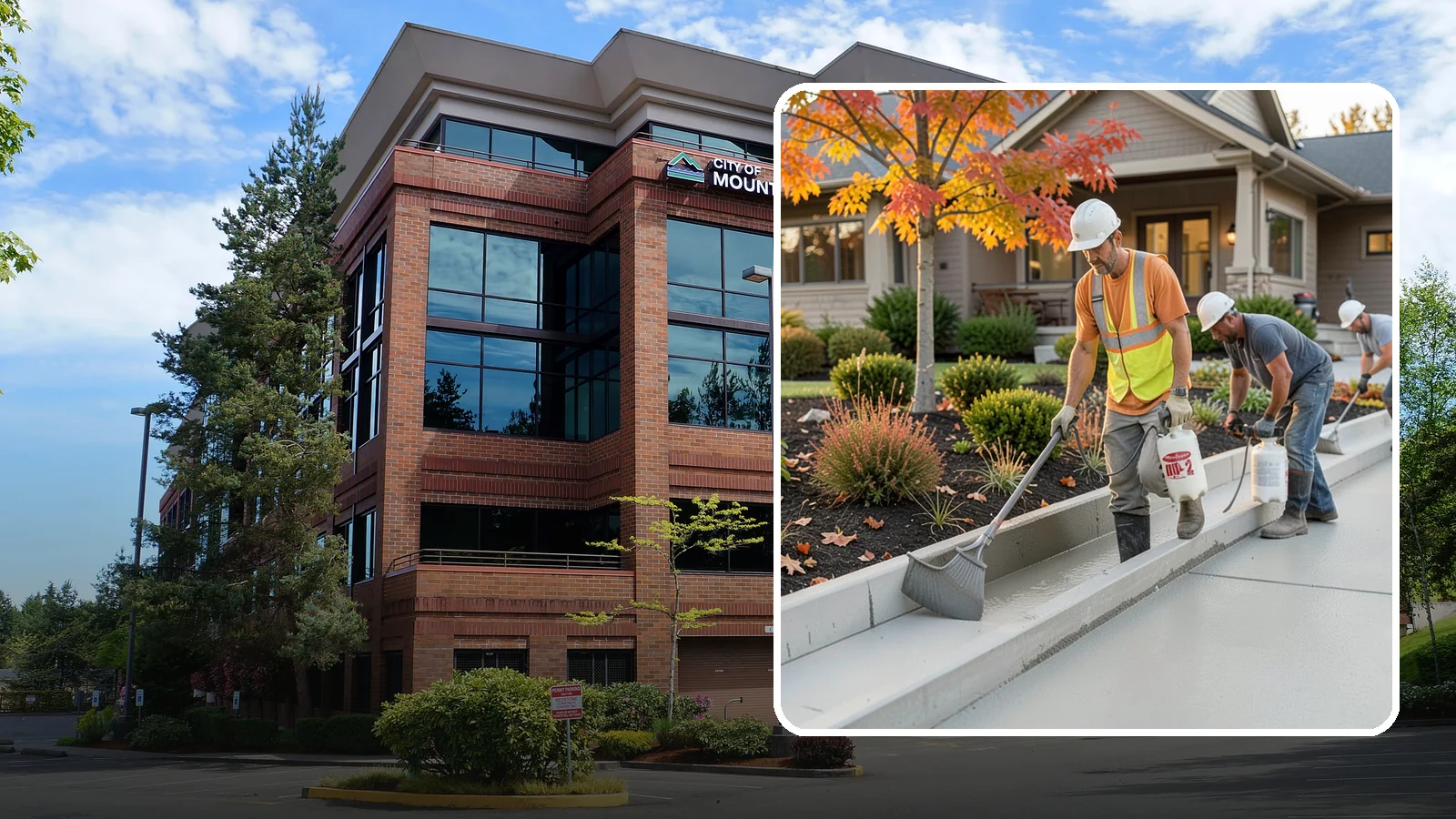 Concrete Curb Installation in Mountlake Terrace, Snohomish County, WA - Durable concrete curbing that defines driveways and beds while directing water where it belongs.