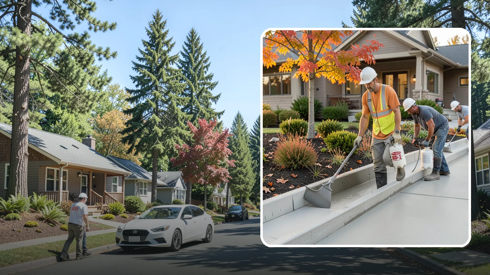 Concrete Curb Installation in Orting, Pierce County, WA - Durable concrete curbing that defines driveways and beds while directing water where it belongs.