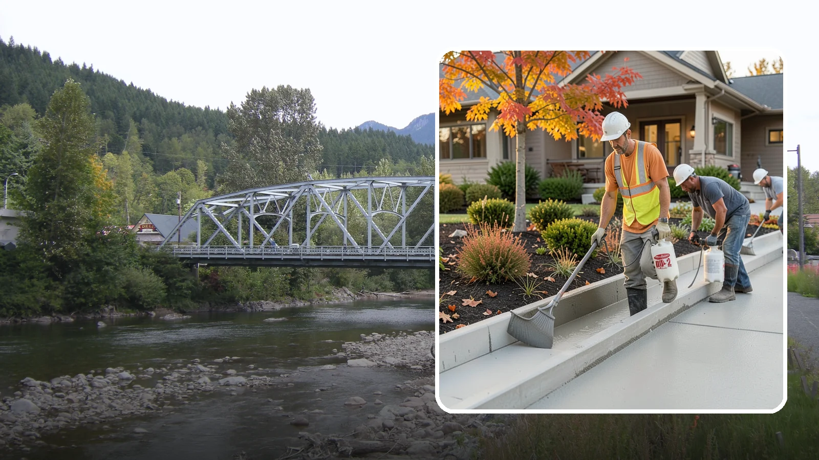 Concrete Curb Installation in Skykomish, King County, WA - Durable concrete curbing that defines driveways and beds while directing water where it belongs.