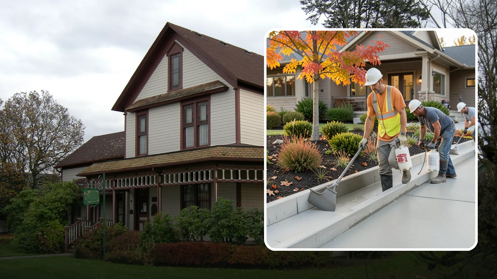 Concrete Curb Installation in Sumner, Pierce County, WA - Durable concrete curbing that defines driveways and beds while directing water where it belongs.