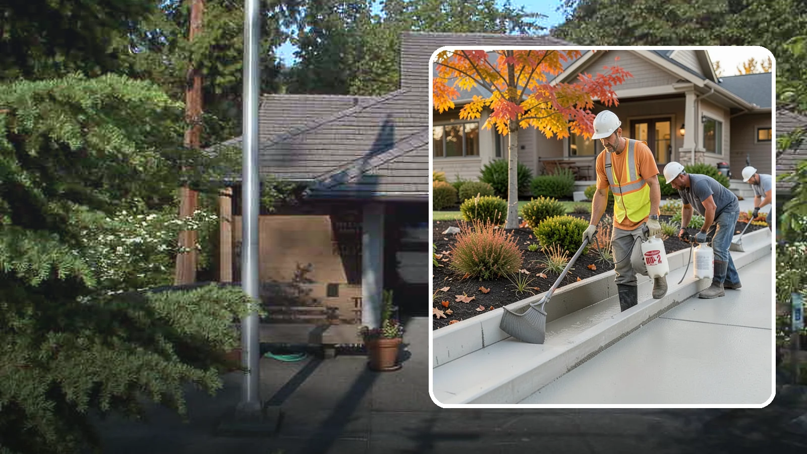 Concrete Curb Installation in Yarrow Point, King County, WA - Durable concrete curbing that defines driveways and beds while directing water where it belongs.