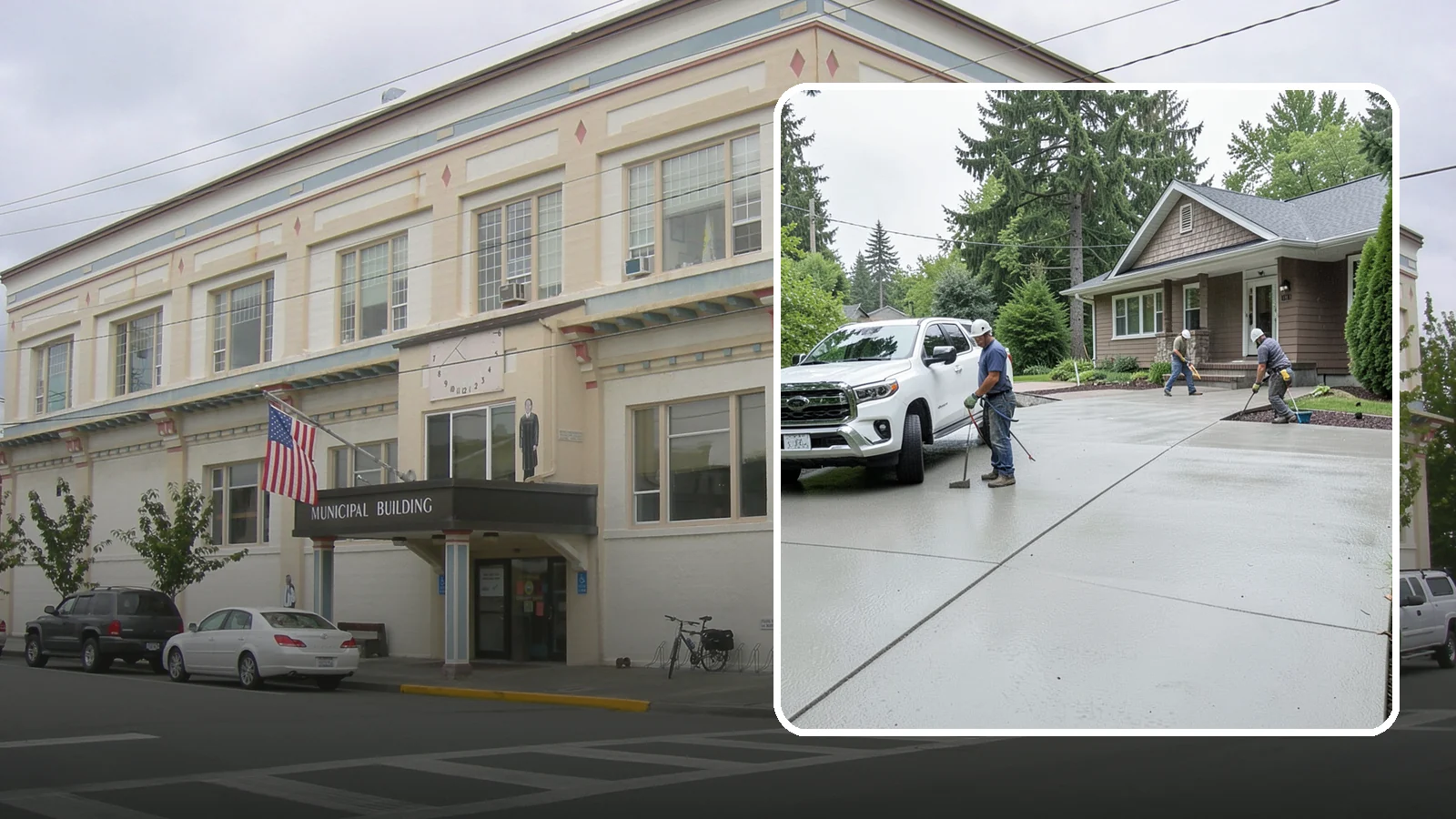 Concrete Driveway Installation in Anacortes, Skagit County, WA - A properly poured driveway built to shed Western Washington rain and carry daily traffic for decades.