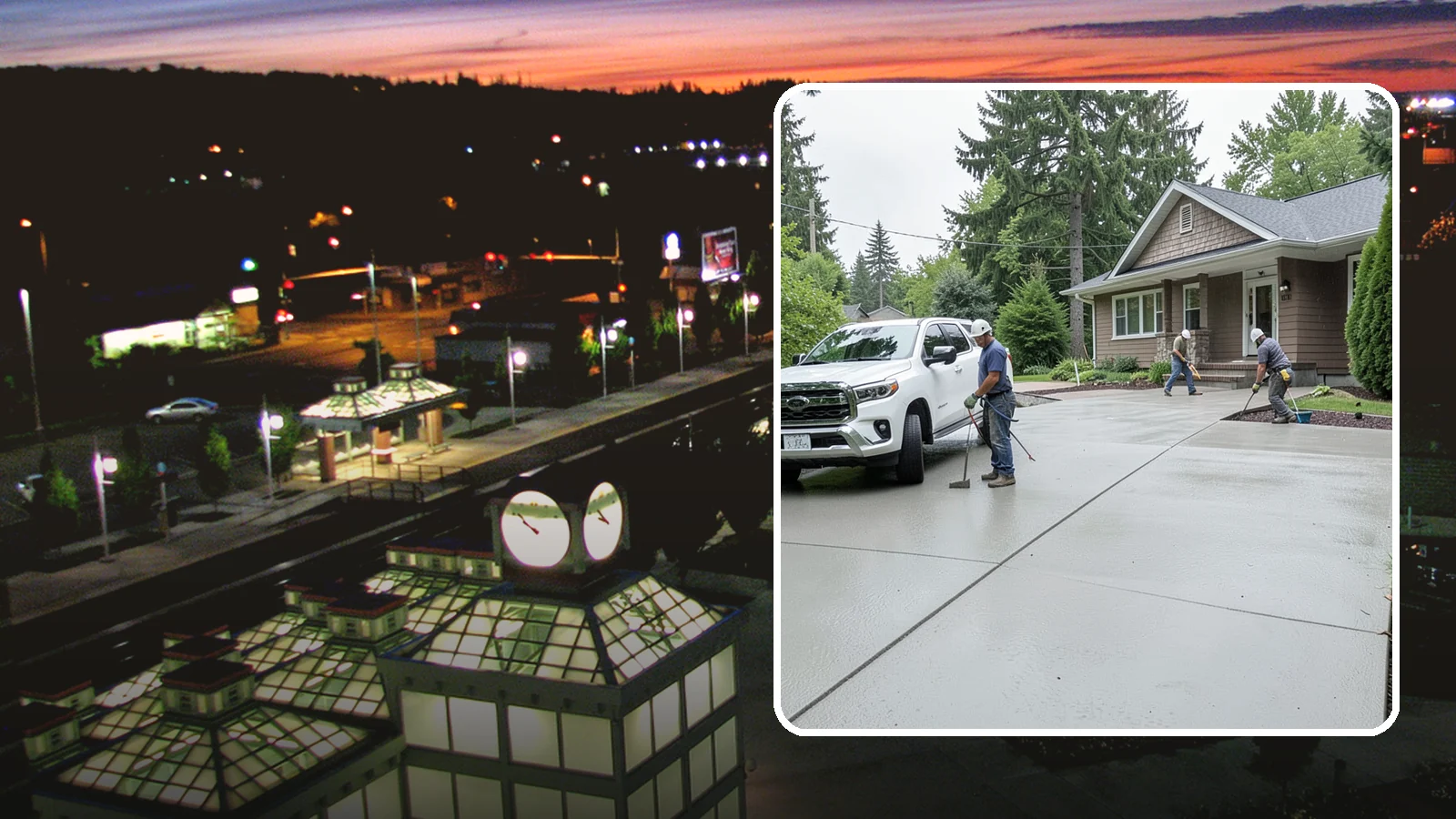 Concrete Driveway Installation in Auburn, King County, WA - A properly poured driveway built to shed Western Washington rain and carry daily traffic for decades.