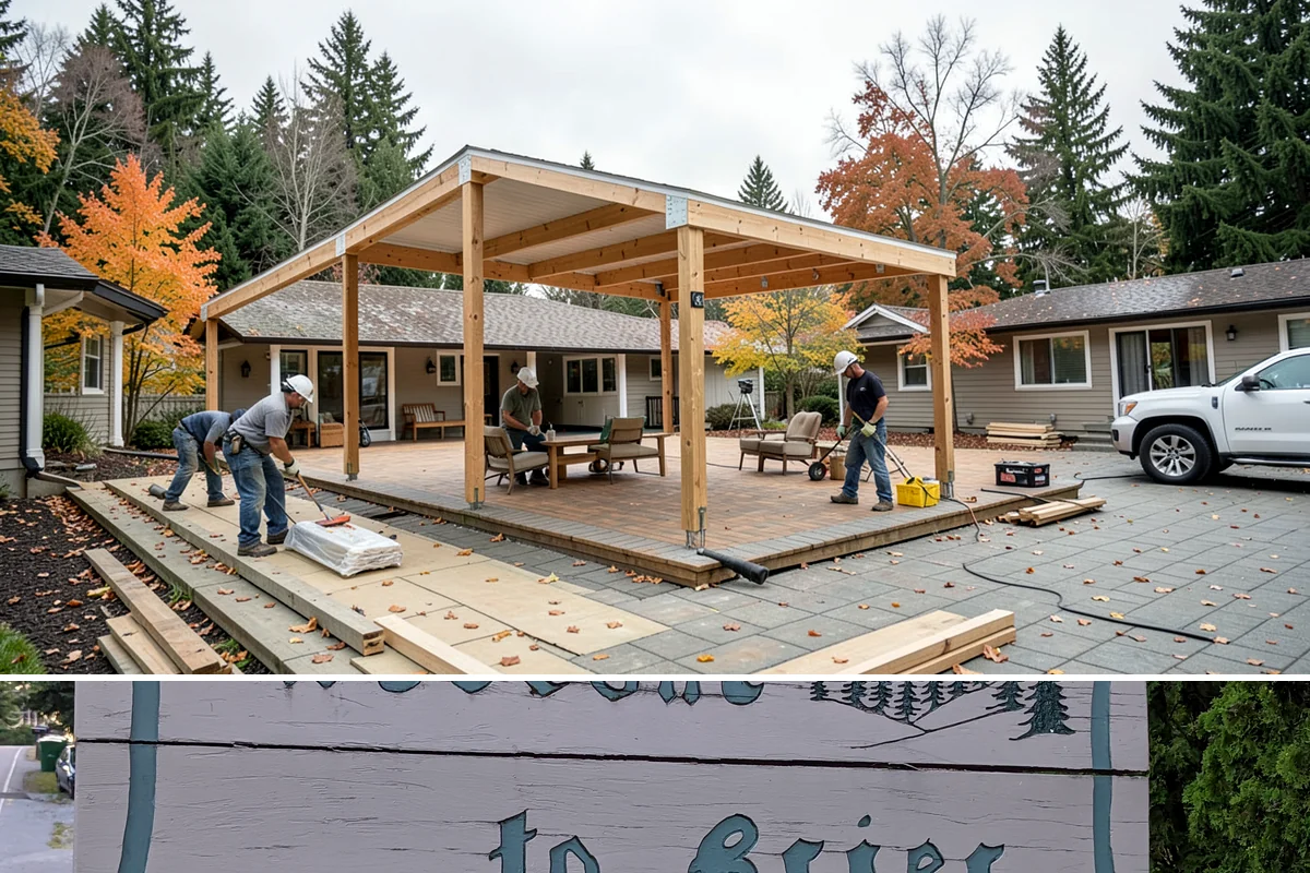 Concrete Driveway Installation in Brier, Snohomish County, WA - We prefer the drier months of June through September for pouring, ensuring ideal curing before fall rains arrive.
