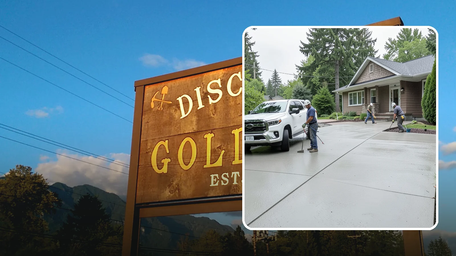 Concrete Driveway Installation in Gold Bar, Snohomish County, WA - A properly poured driveway built to shed Western Washington rain and carry daily traffic for decades.