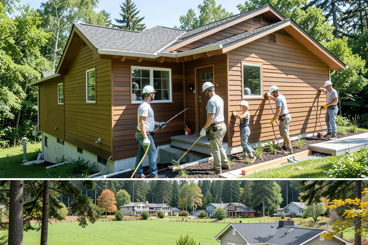 Concrete Driveway Installation in Lyman, Skagit County, WA - We prefer the drier months of June through September for pouring, ensuring ideal curing before fall rains arrive.