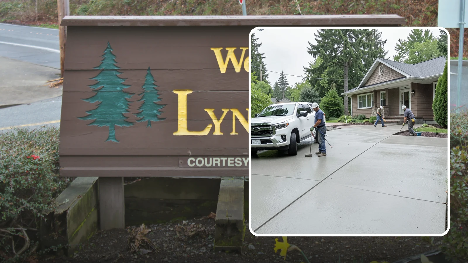 Concrete Driveway Installation in Lynnwood, Snohomish County, WA - A properly poured driveway built to shed Western Washington rain and carry daily traffic for decades.