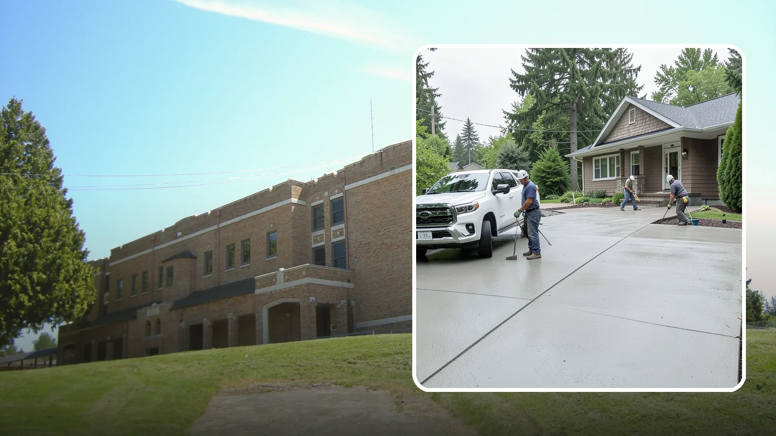 Concrete Driveway Installation in Maple Valley, King County, WA - A properly poured driveway built to shed Western Washington rain and carry daily traffic for decades.