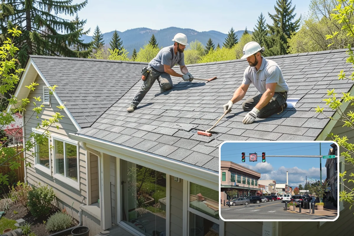 Concrete Driveway Installation in Monroe, Snohomish County, WA - Correct slope directs runoff away from the home