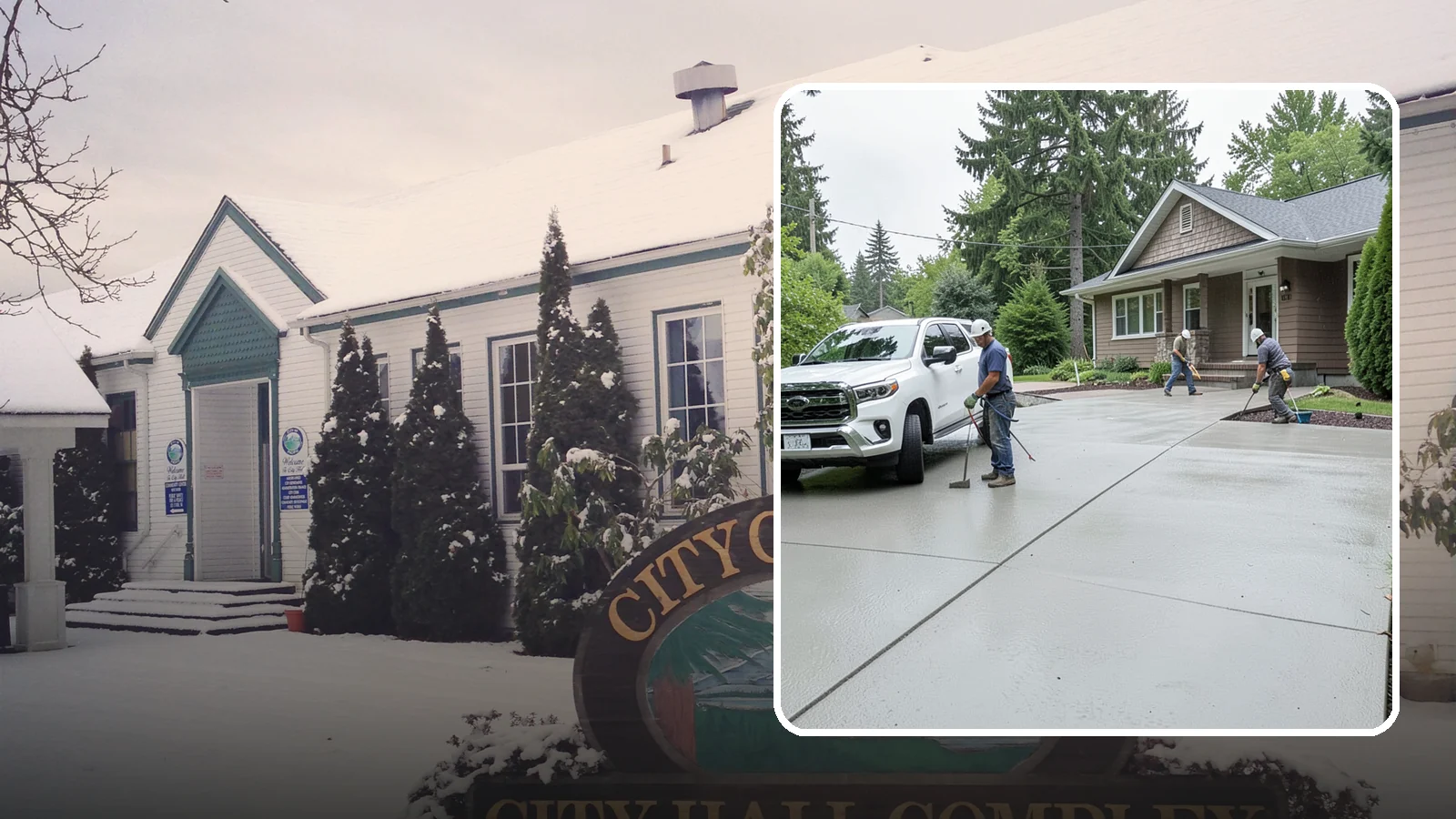 Concrete Driveway Installation in Pacific, King County, WA - A properly poured driveway built to shed Western Washington rain and carry daily traffic for decades.