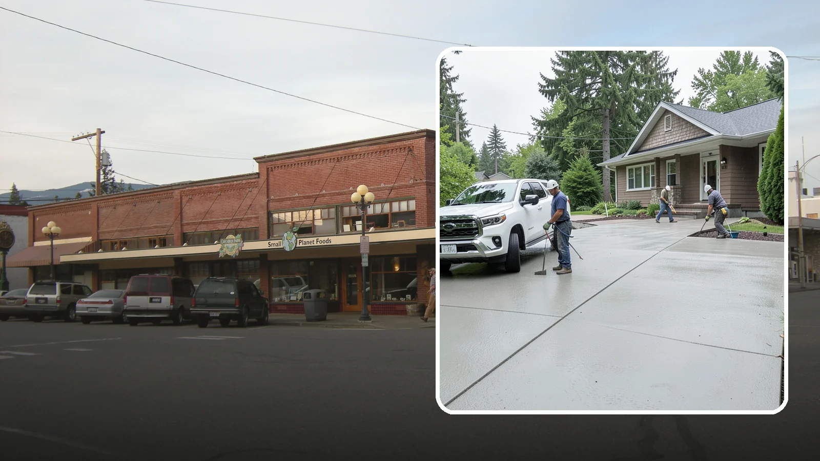 Concrete Driveway Installation in Sedro-Woolley, Skagit County, WA - A properly poured driveway built to shed Western Washington rain and carry daily traffic for decades.