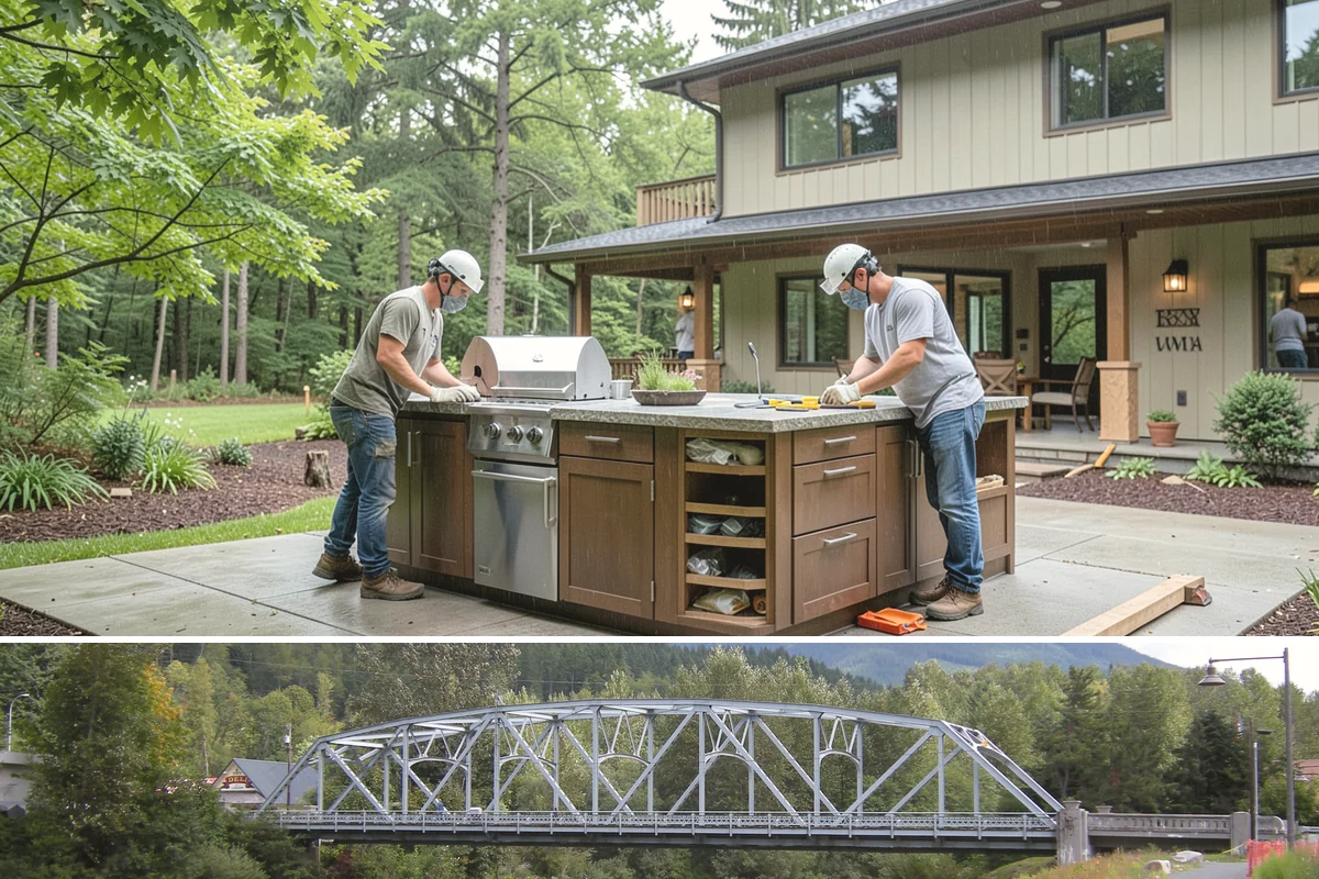 Concrete Driveway Installation in Skykomish, King County, WA - We prefer the drier months of June through September for pouring, ensuring ideal curing before fall rains arrive.