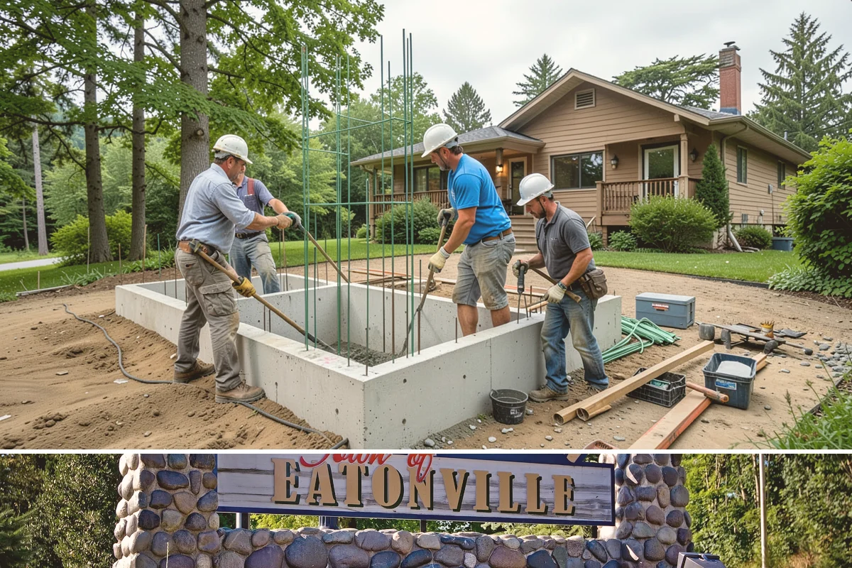 Concrete Foundation in Eatonville, Pierce County, WA - Foundation work is best scheduled in drier months to keep excavations stable and pours protected from heavy rain.