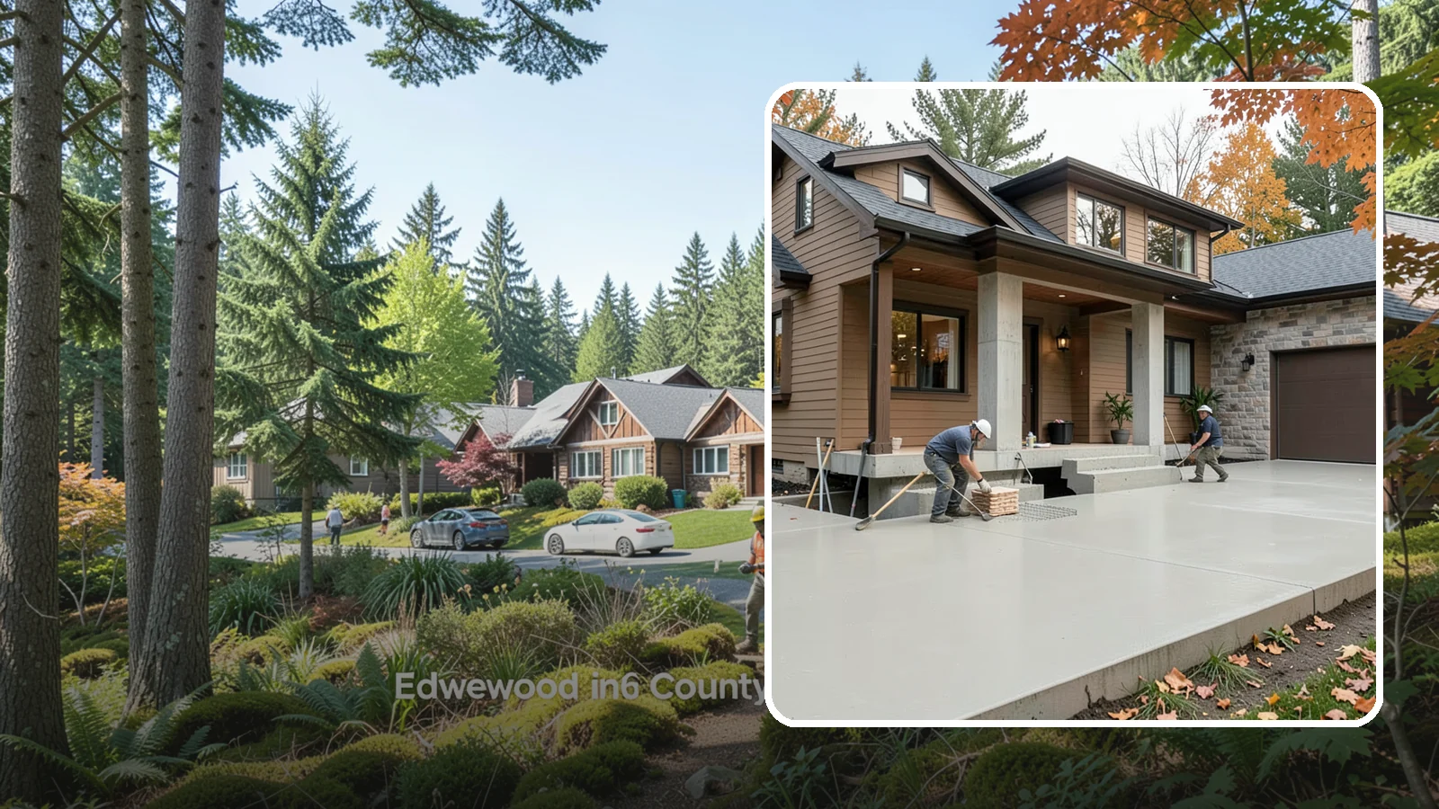 Concrete Foundation in Edgewood, Pierce County, WA - Engineered concrete foundations built to carry your structure and resist Puget Sound moisture and seismic movement.