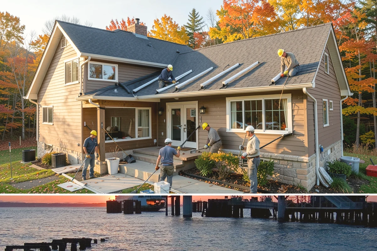 Concrete Foundation in Edmonds, Snohomish County, WA - Foundation work is best scheduled in drier months to keep excavations stable and pours protected from heavy rain.