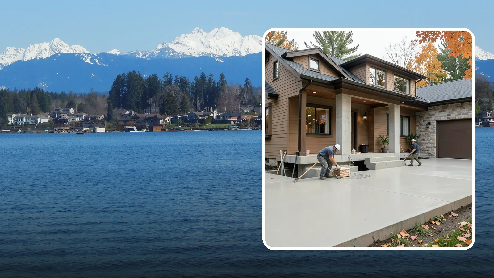 Concrete Foundation in Lake Stevens, Snohomish County, WA - Engineered concrete foundations built to carry your structure and resist Puget Sound moisture and seismic movement.