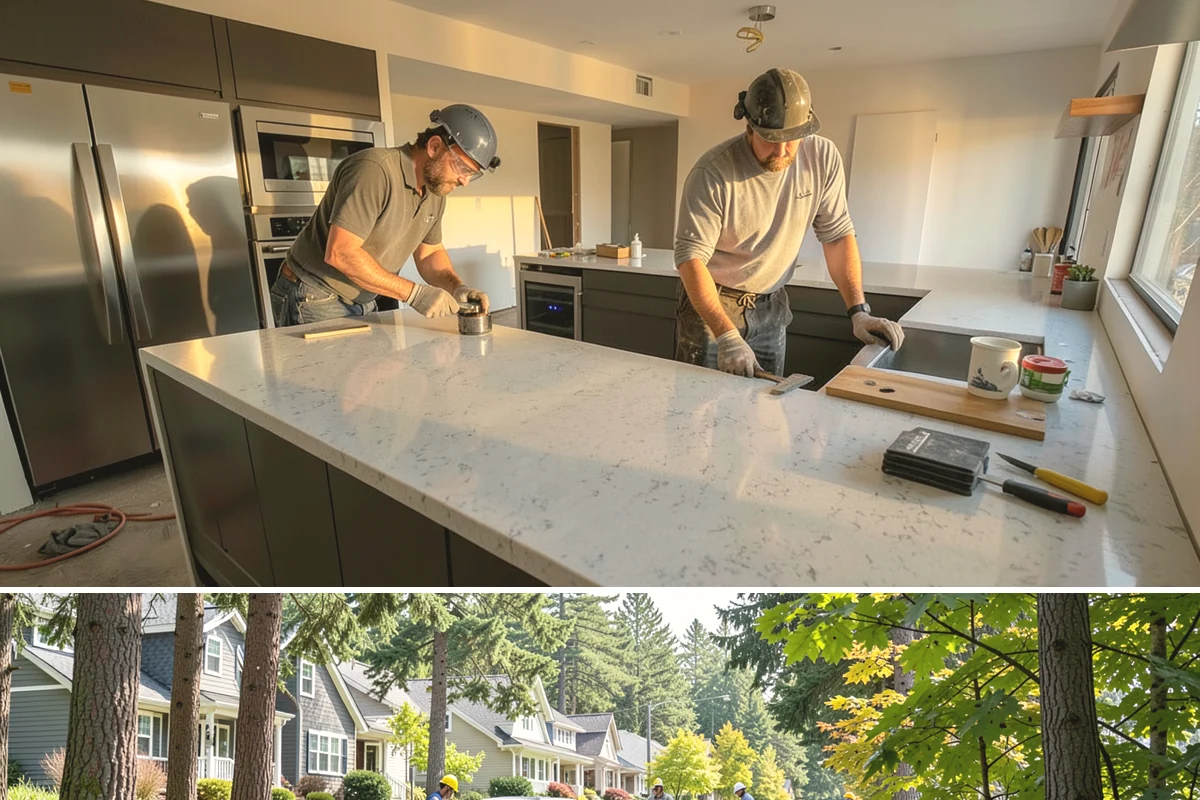 Concrete Foundation in Normandy Park, King County, WA - Foundation work is best scheduled in drier months to keep excavations stable and pours protected from heavy rain.
