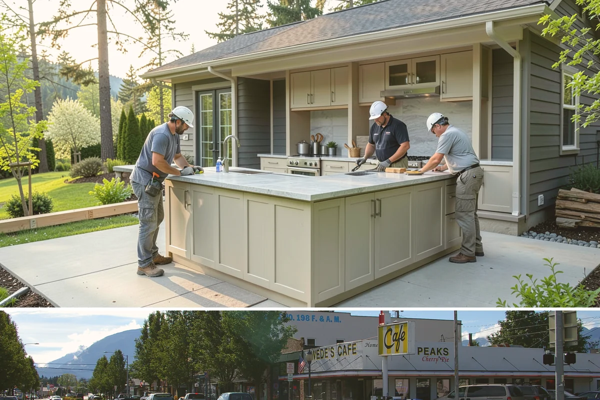 Concrete Foundation in North Bend, King County, WA - Foundation work is best scheduled in drier months to keep excavations stable and pours protected from heavy rain.