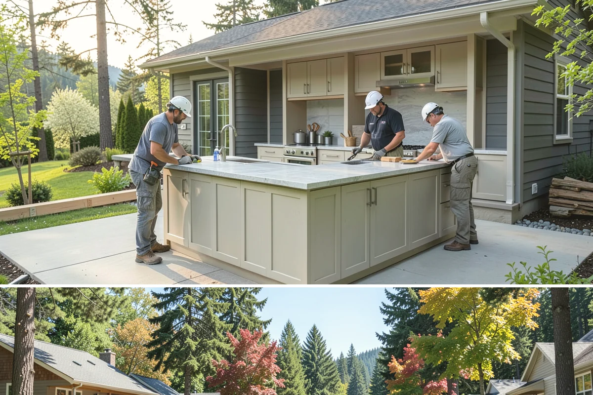 Concrete Foundation in Orting, Pierce County, WA - Foundation work is best scheduled in drier months to keep excavations stable and pours protected from heavy rain.
