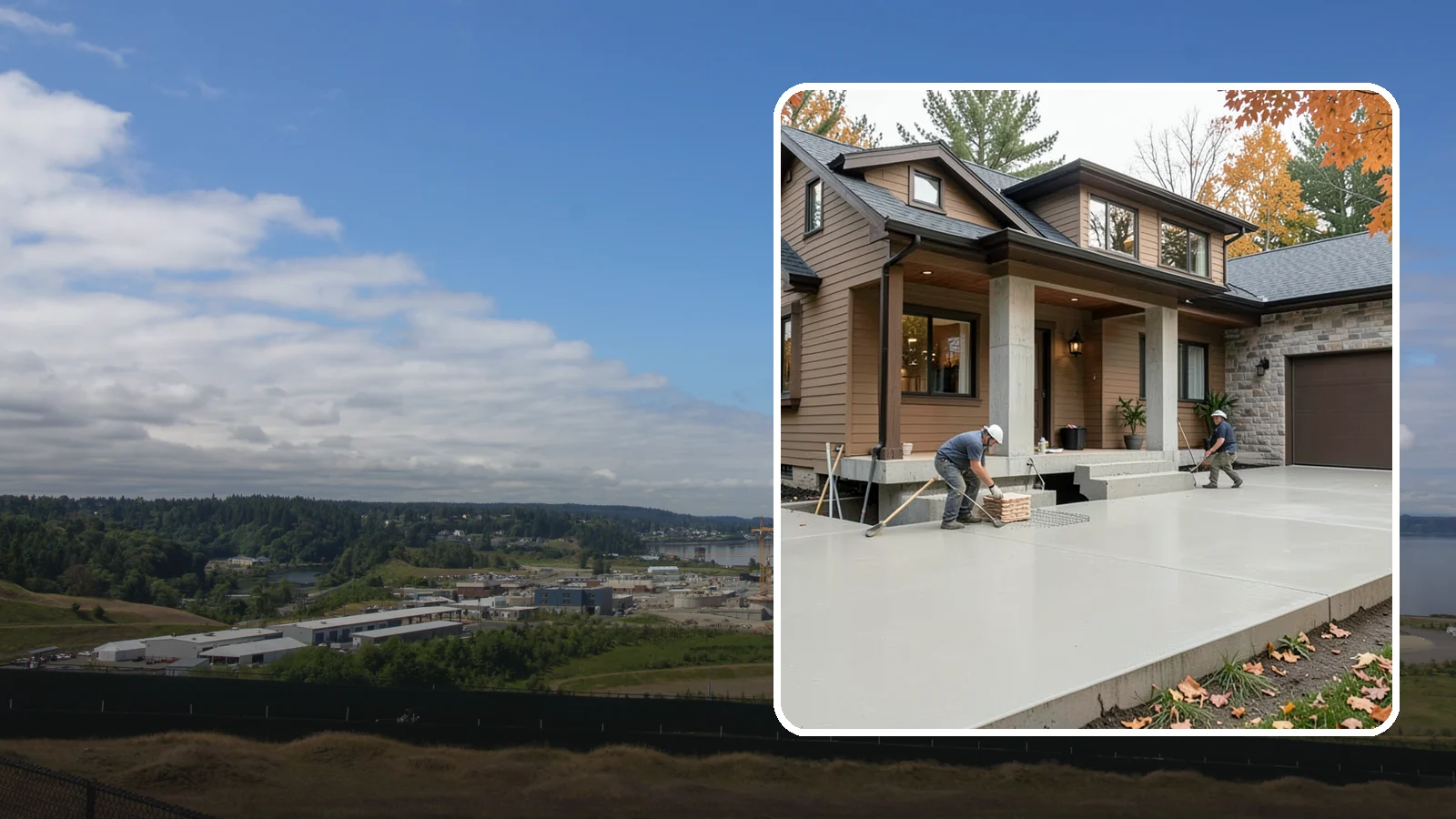 Concrete Foundation in University Place, Pierce County, WA - Engineered concrete foundations built to carry your structure and resist Puget Sound moisture and seismic movement.
