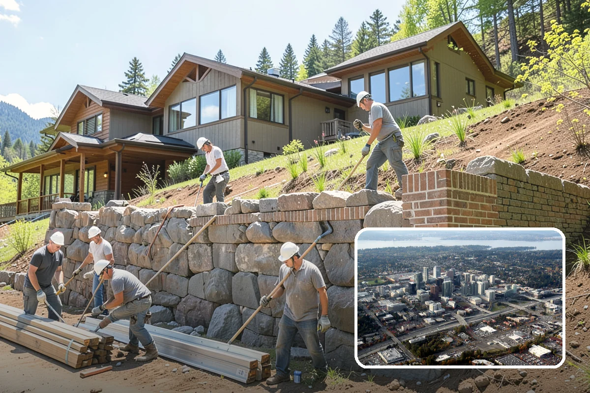 Concrete Leveling in Bellevue, King County, WA - Eliminates trip hazards from settling