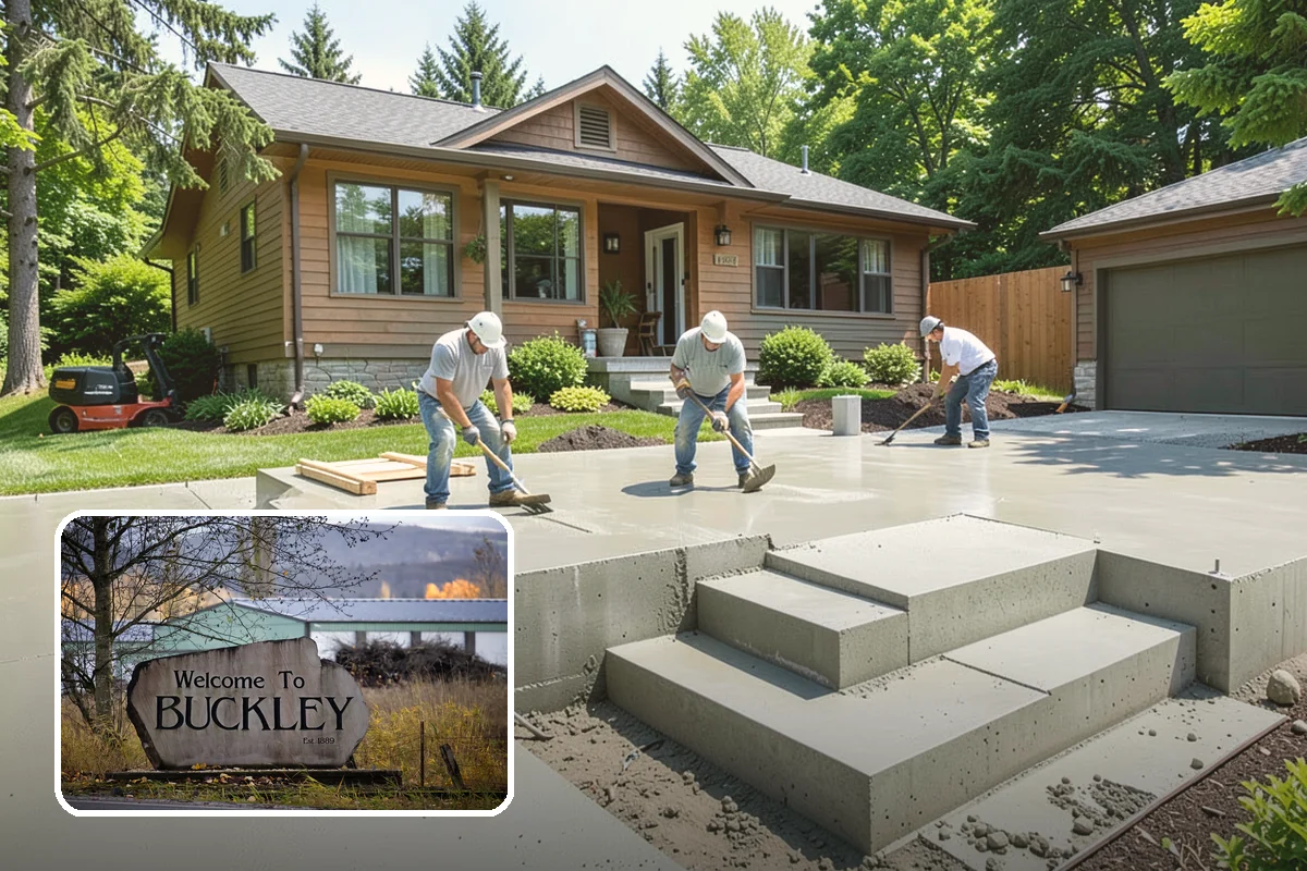 Concrete Leveling in Buckley, Pierce County, WA - Eliminates trip hazards from settling
