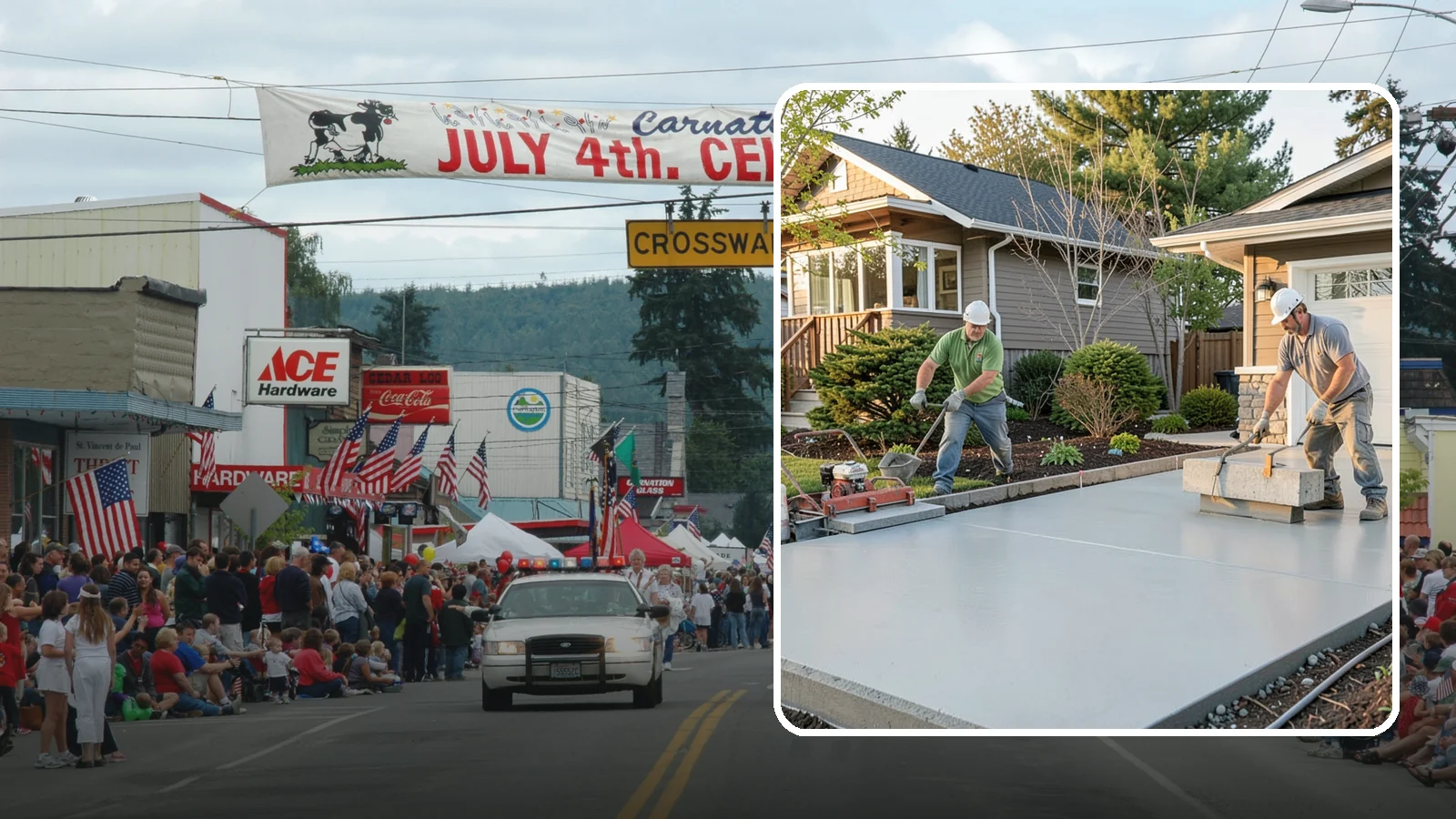 Concrete Leveling in Carnation, King County, WA - Lift and level sunken slabs to eliminate trip hazards and restore drainage without a full replacement.