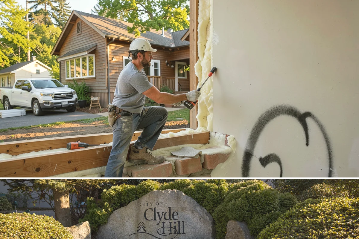Concrete Leveling in Clyde Hill, King County, WA - Leveling can be performed year-round since it requires no pouring or extended cure time.