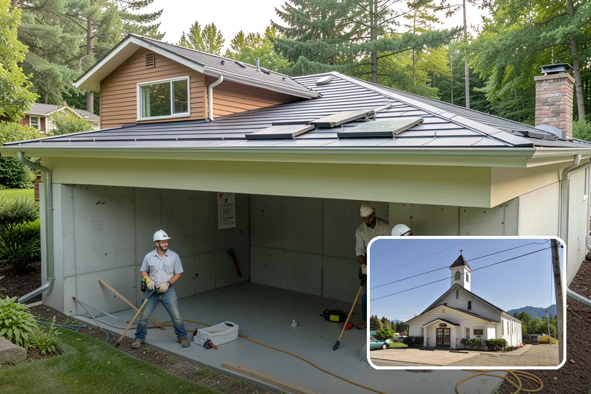 Concrete Leveling in Concrete, Skagit County, WA - Eliminates trip hazards from settling