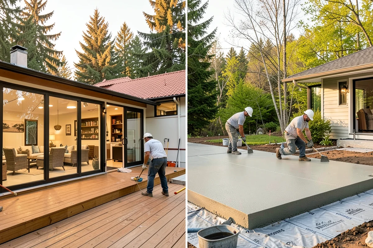 Concrete Leveling in Concrete, Skagit County, WA - Inspect the settlement and locate voids