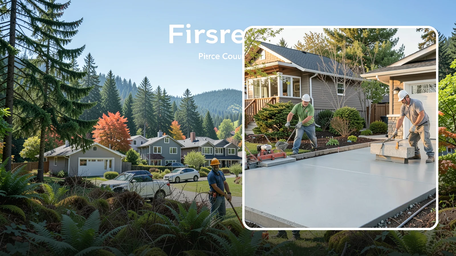 Concrete Leveling in Fircrest, Pierce County, WA - Lift and level sunken slabs to eliminate trip hazards and restore drainage without a full replacement.