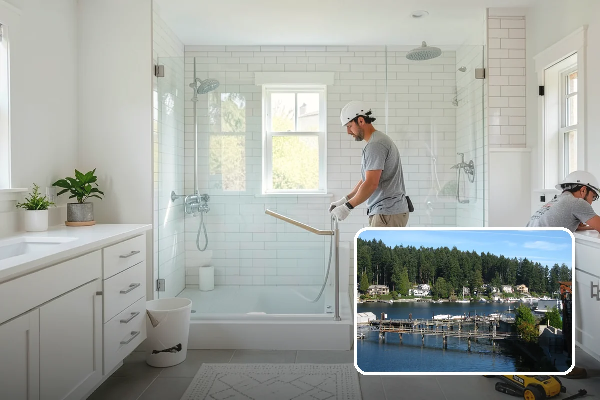 Concrete Leveling in Gig Harbor, Pierce County, WA - Eliminates trip hazards from settling