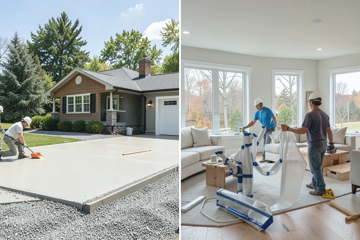Concrete Leveling in Hamilton, Skagit County, WA - Inspect the settlement and locate voids