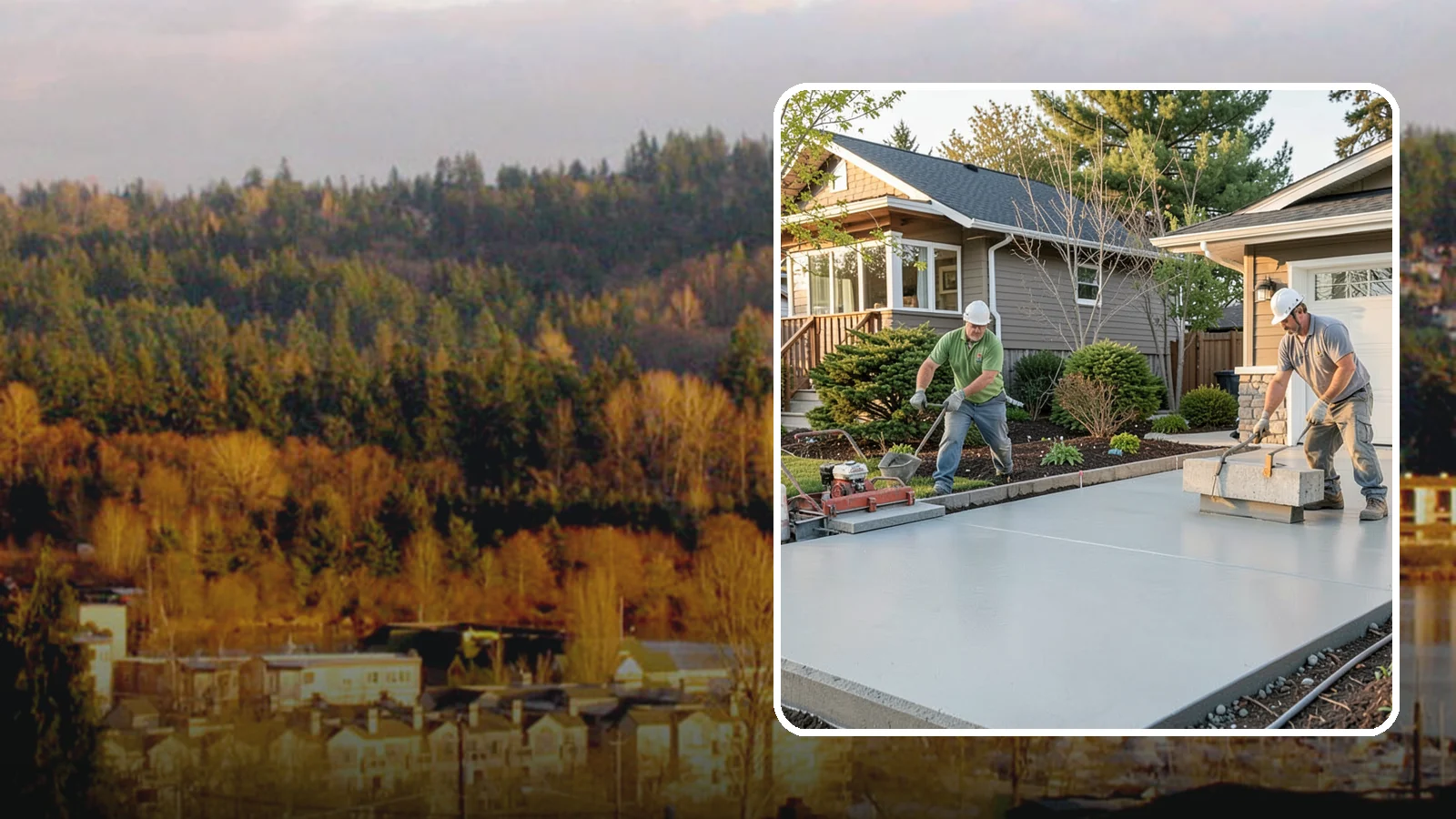 Concrete Leveling in Kenmore, King County, WA - Lift and level sunken slabs to eliminate trip hazards and restore drainage without a full replacement.