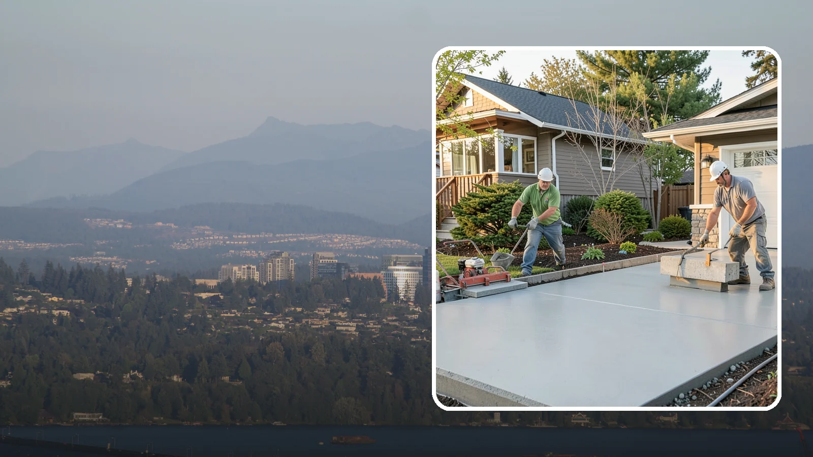 Concrete Leveling in Medina, King County, WA - Lift and level sunken slabs to eliminate trip hazards and restore drainage without a full replacement.