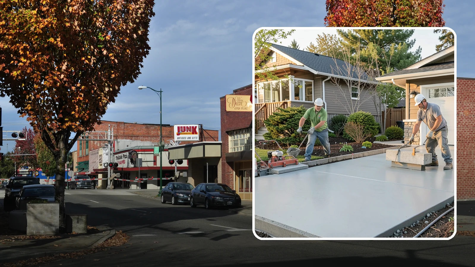 Concrete Leveling in Puyallup, Pierce County, WA - Lift and level sunken slabs to eliminate trip hazards and restore drainage without a full replacement.