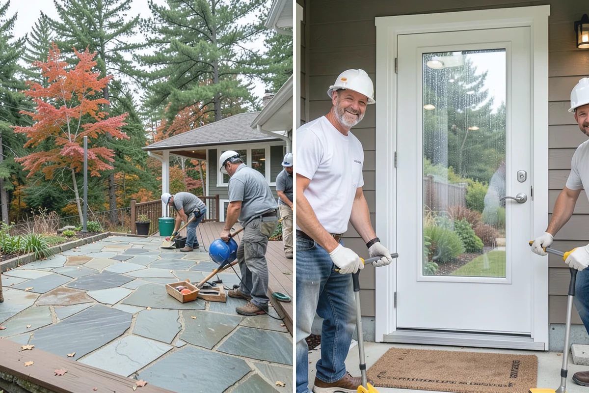 Concrete Leveling in Redmond, King County, WA - Inspect the settlement and locate voids
