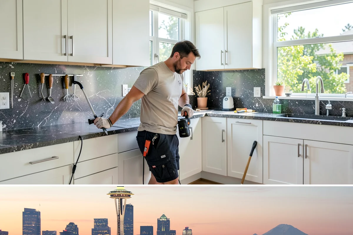 Concrete Leveling in Seattle, King County, WA - Leveling can be performed year-round since it requires no pouring or extended cure time.