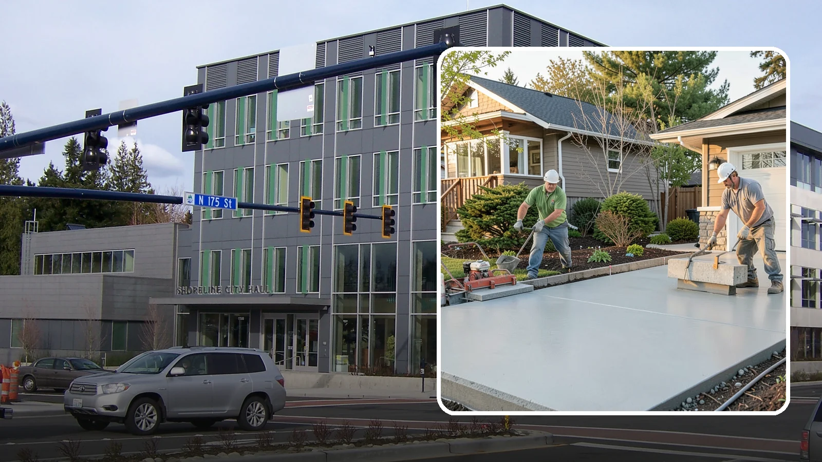 Concrete Leveling in Shoreline, King County, WA - Lift and level sunken slabs to eliminate trip hazards and restore drainage without a full replacement.