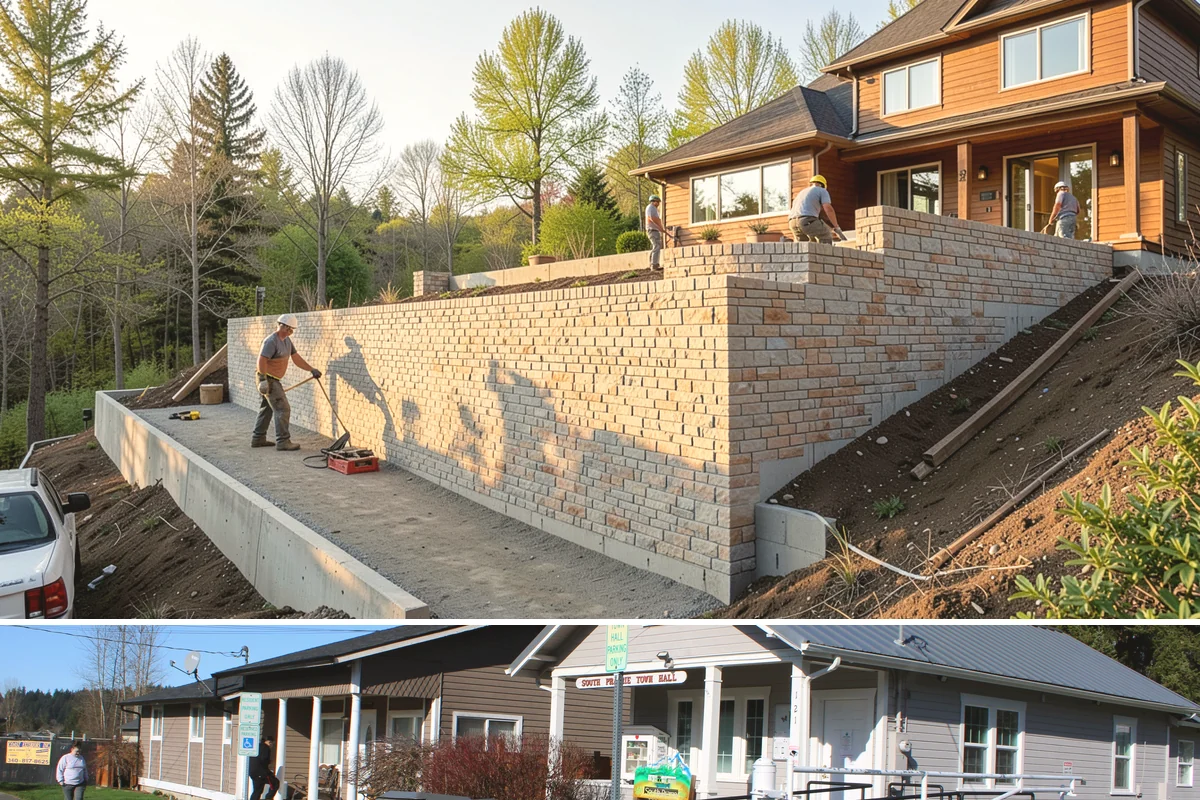 Concrete Leveling in South Prairie, Pierce County, WA - Leveling can be performed year-round since it requires no pouring or extended cure time.