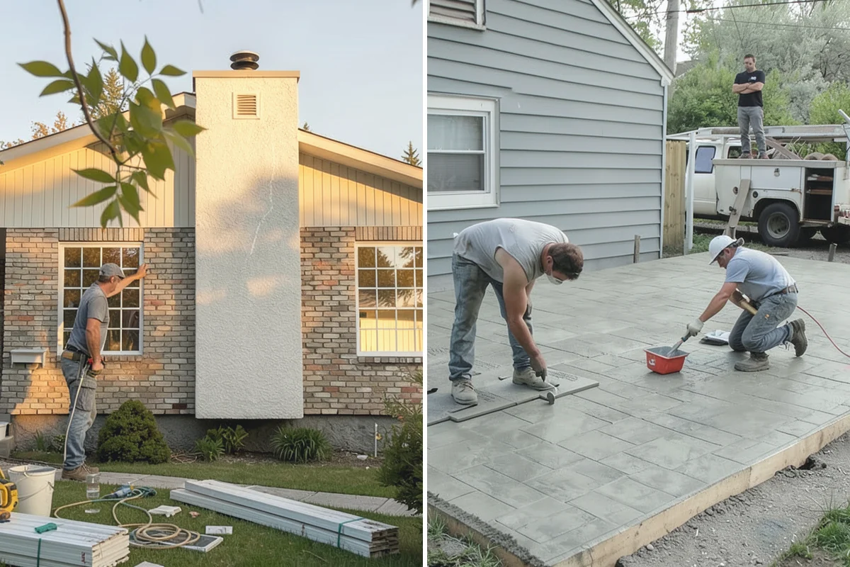 Concrete Leveling in Wilkeson, Pierce County, WA - Inspect the settlement and locate voids