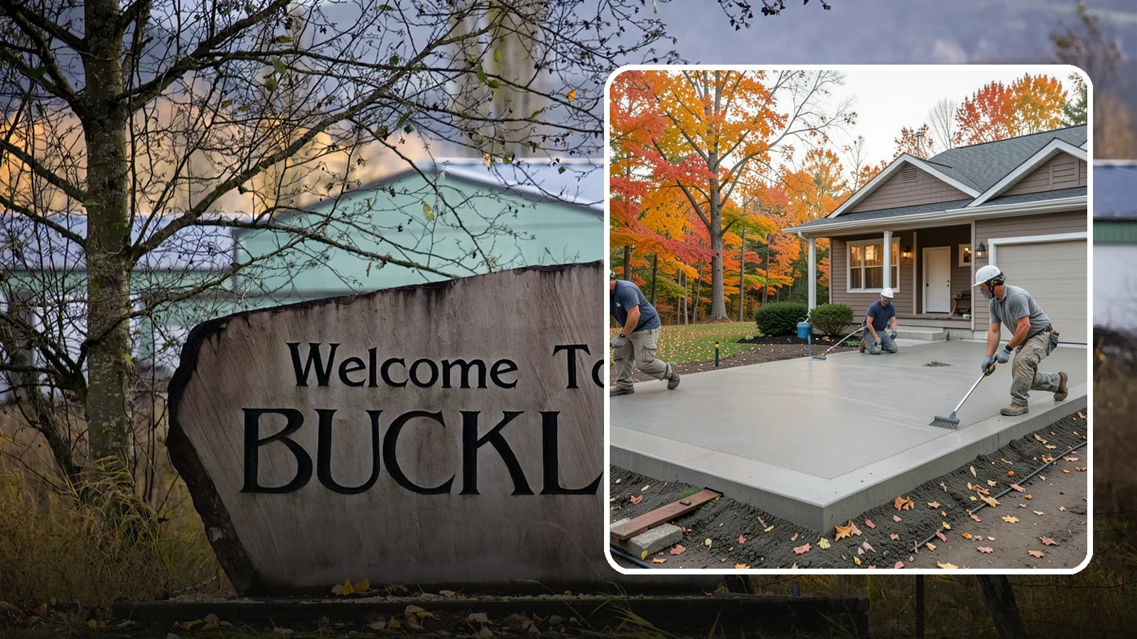 Concrete Pad Installation in Buckley, Pierce County, WA - Level, load-rated pads for hot tubs, sheds, AC units, and RV parking that won't sink into wet soil.