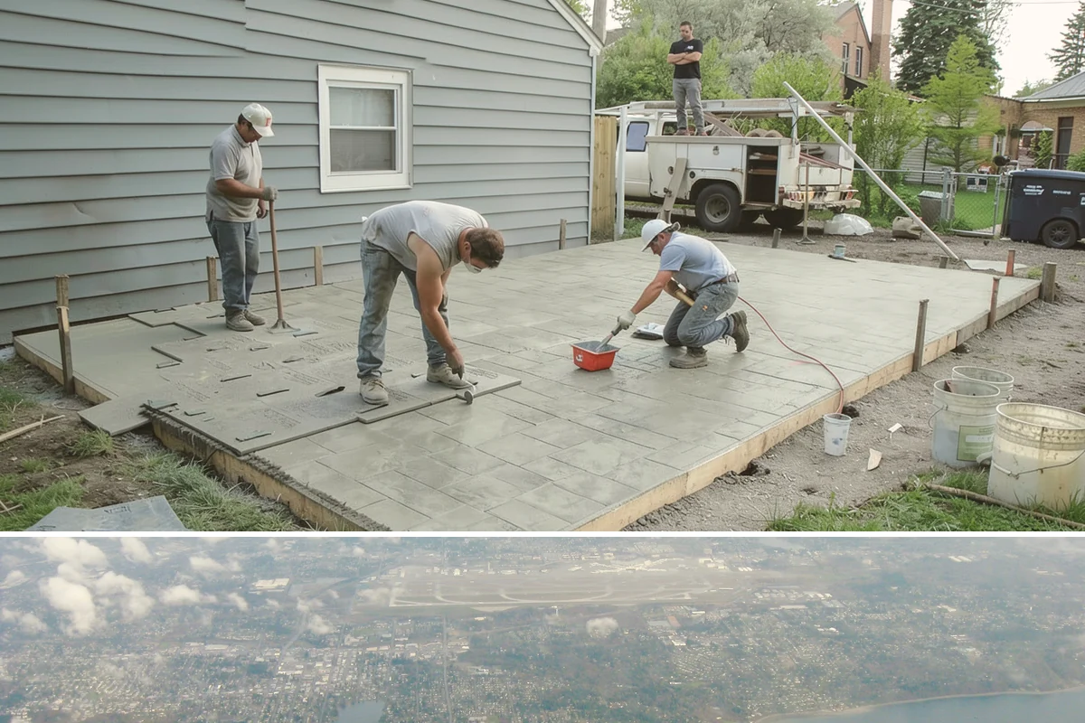 Concrete Pad Installation in Burien, King County, WA - Drier months make base compaction and curing more reliable, though pads can be scheduled year-round with protection.