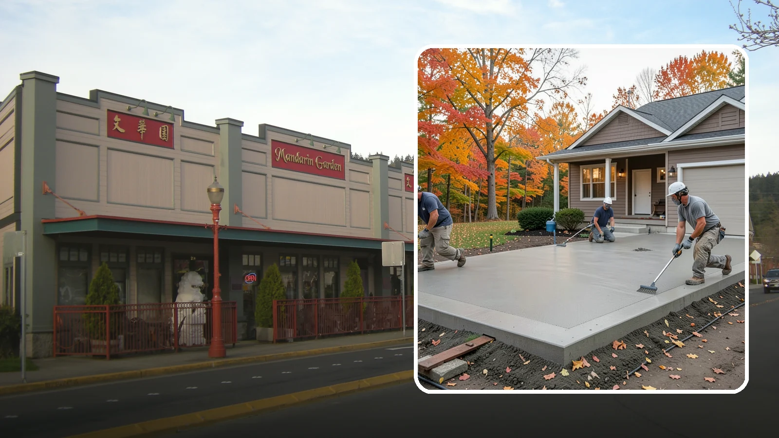 Concrete Pad Installation in Issaquah, King County, WA - Level, load-rated pads for hot tubs, sheds, AC units, and RV parking that won't sink into wet soil.