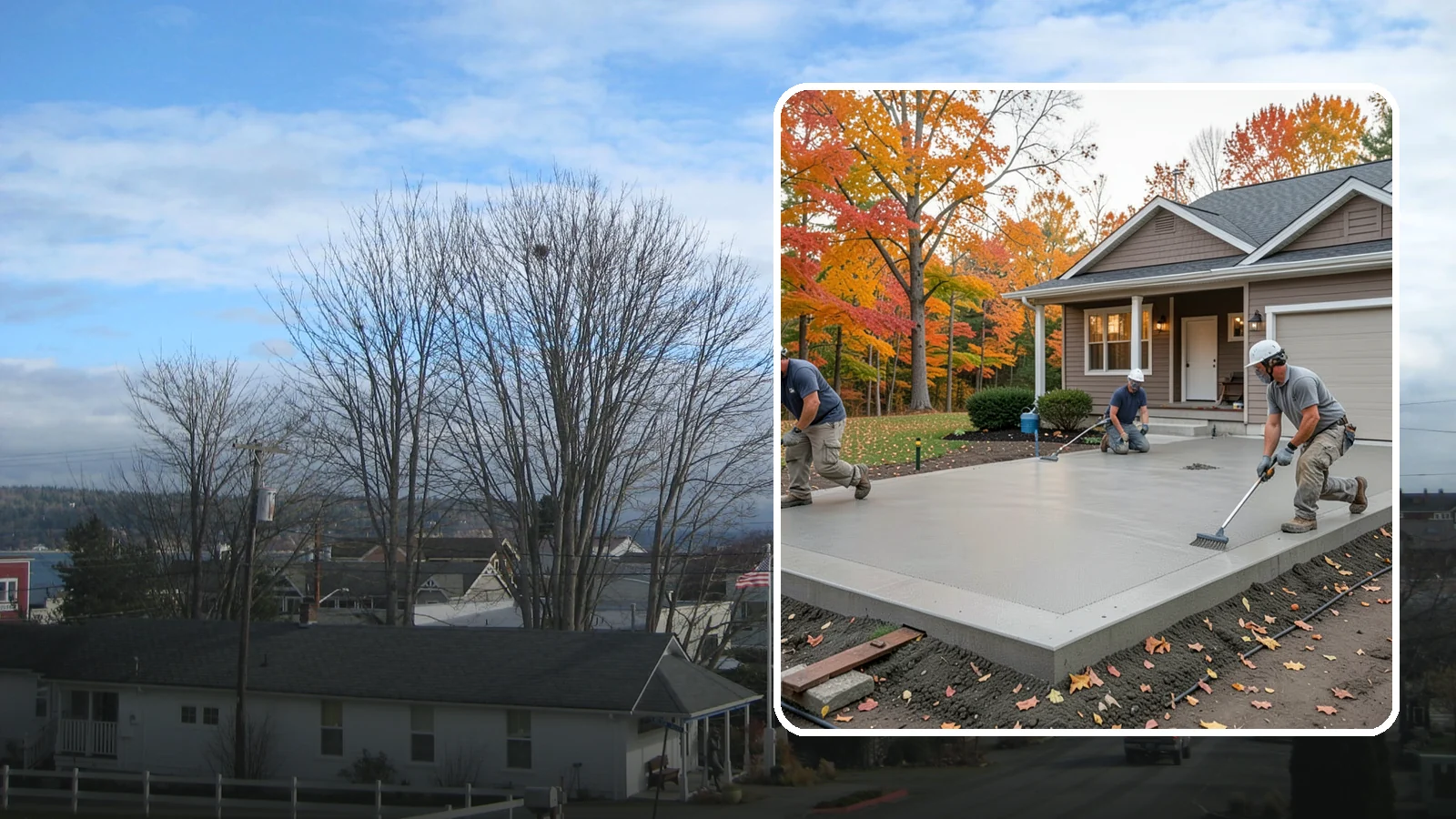 Concrete Pad Installation in Langley, Island County, WA - Level, load-rated pads for hot tubs, sheds, AC units, and RV parking that won't sink into wet soil.