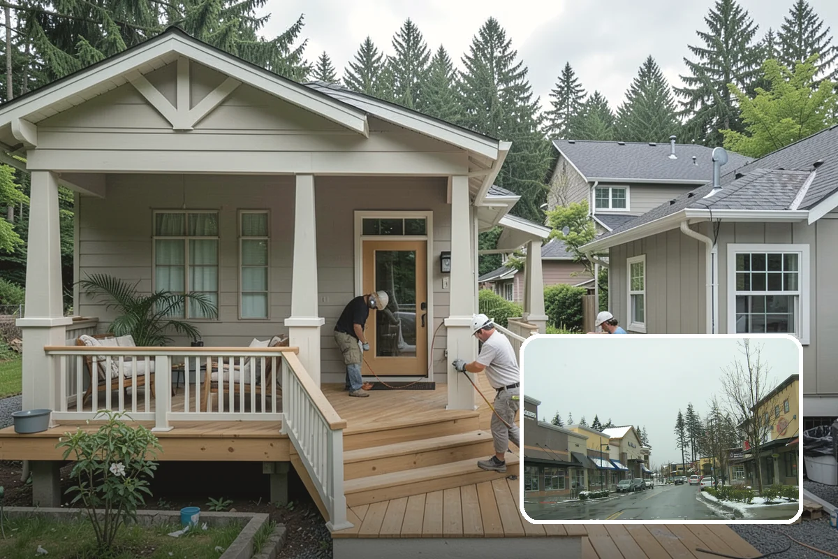 Concrete Pad Installation in Mill Creek, Snohomish County, WA - Load-matched thickness for the intended use