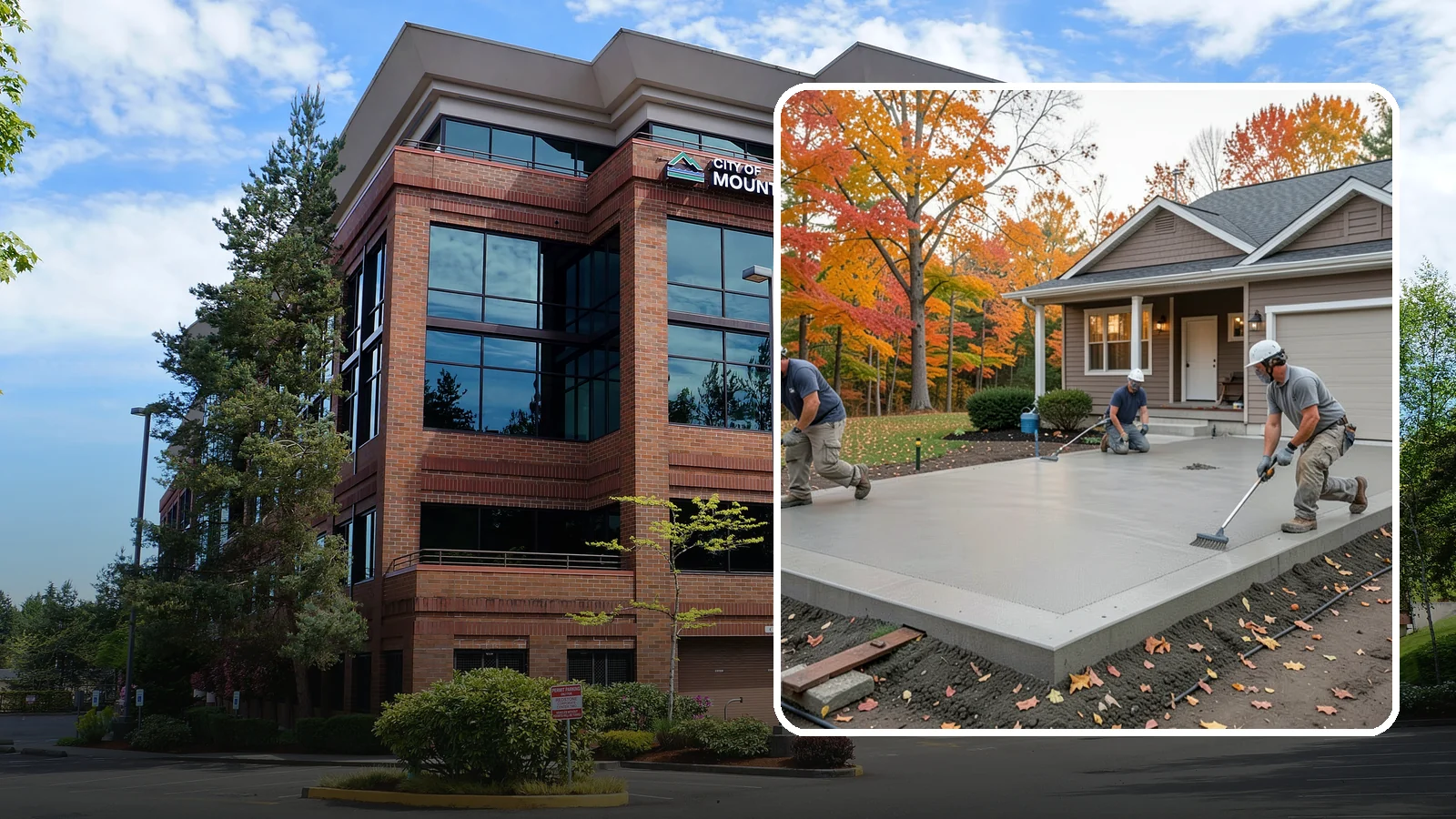 Concrete Pad Installation in Mountlake Terrace, Snohomish County, WA - Level, load-rated pads for hot tubs, sheds, AC units, and RV parking that won't sink into wet soil.